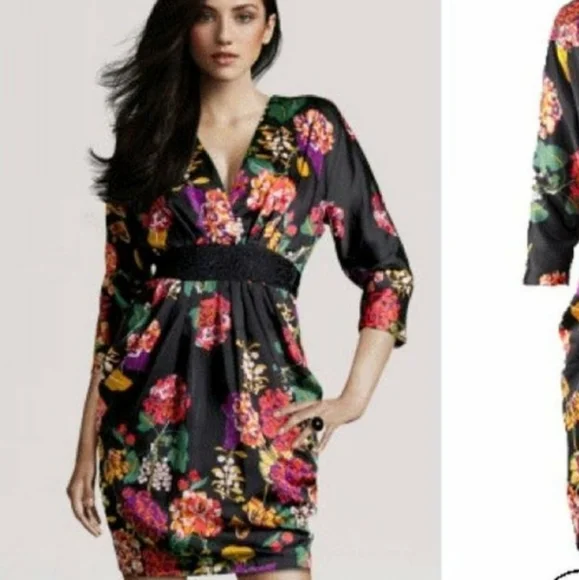 H&M Dresses Hm Conscious Collection Floral Kimono Dress Poshmark